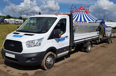 Van in Essex with Portable Toilets