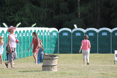 toilets at Fesitval